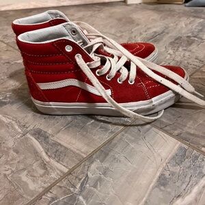 Red Hitop vans